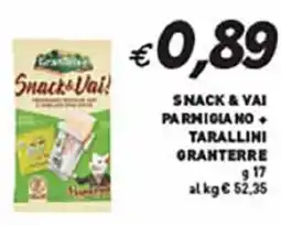 Coal Snack & vai parmigia no+ tarallini GRANTERRE offerta