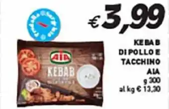 Coal Kebab di pollo e tacchino AIA offerta