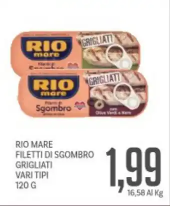 Supermercati Piccolo Rio mare filetti di sgombro grigliati vari tipi offerta