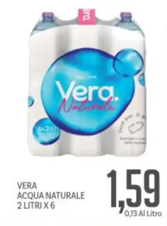 Supermercati Piccolo Vera acqua naturale offerta