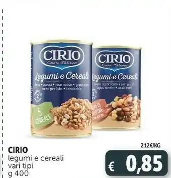 Deco Supermercati Legumi e cereali offerta