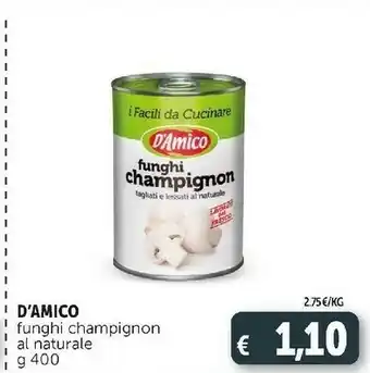Deco Supermercati Funghi champignon al naturale offerta