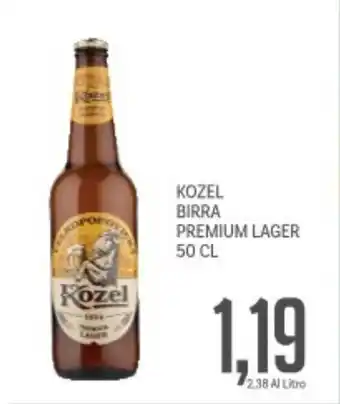 Supermercati Piccolo Kozel birra premium lager offerta