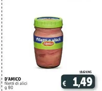 Deco Supermercati Filetti di alici offerta