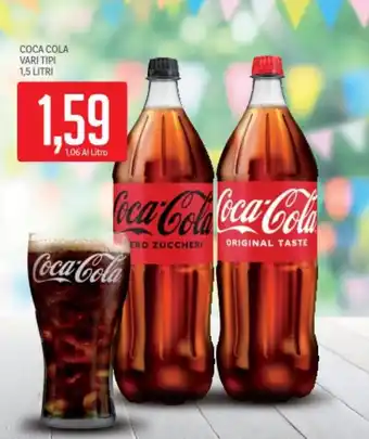 Supermercati Piccolo Coca cola vari tipi offerta