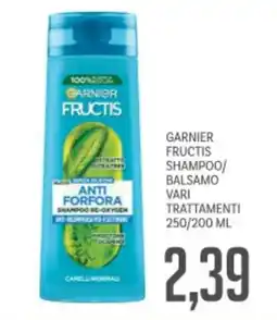 Supermercati Piccolo Garnier fructis shampoo/ balsamo vari trattamenti offerta