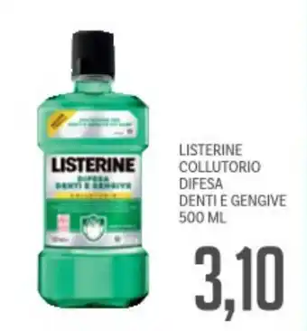 Supermercati Piccolo Listerine collutorio difesa denti e gengive offerta