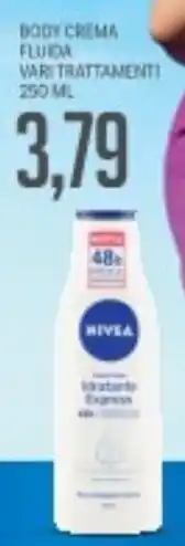 Supermercati Piccolo Nivea body crema fluida offerta