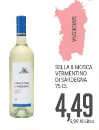 Supermercati Piccolo Sella & mosca vermentino di sardegna offerta