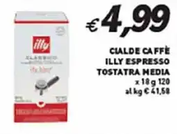 Coal Cialde caffè illy espresso tostatra media offerta