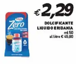 Coal Dolcificante liquido eridania LAVAZZA offerta