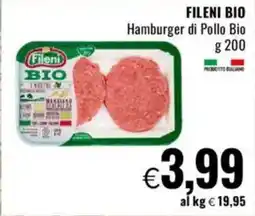 Famila FILENI BIO Hamburger di Pollo Bio offerta