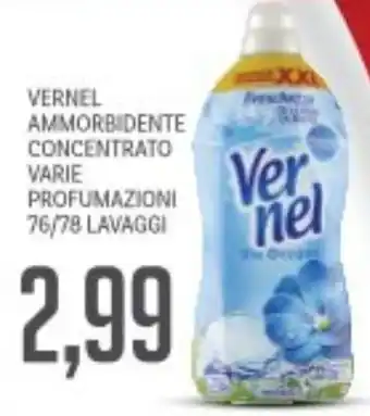 Supermercati Piccolo Vernel ammorbidente concentrato offerta