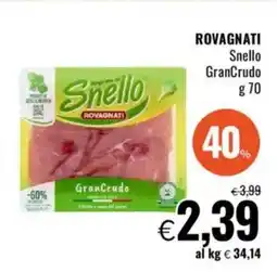 Famila ROVAGNATI Snello GranCrudo offerta