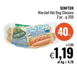 Famila SENFTER Wurstel Hot Dog Classico offerta