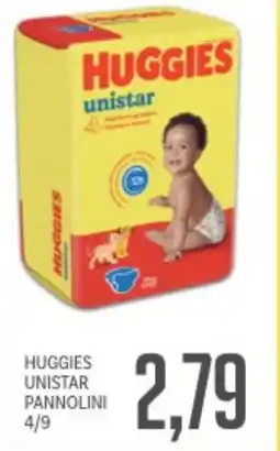 Supermercati Piccolo Huggies unistar pannolini 4/9 offerta