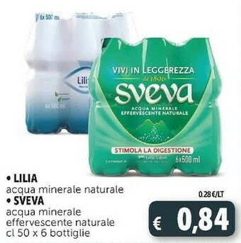 Deco Supermercati Acqua minerale effervescente naturale offerta