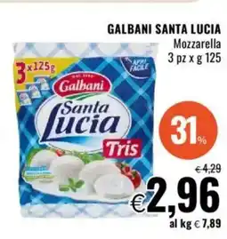 Famila Galbani santa lucia Mozzarella offerta