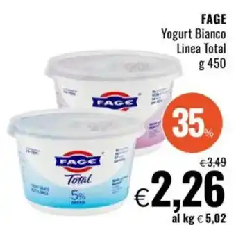 Famila FAGE Yogurt Bianco Linea Total offerta