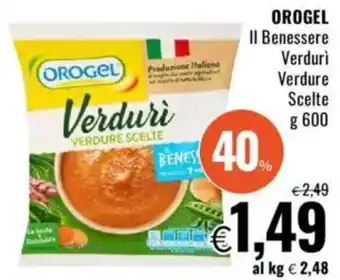 Famila OROGEL Il Benessere Verdurì Verdure Scelte offerta