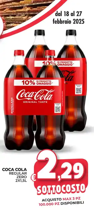 Eté Coca cola regular zero offerta