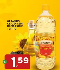 Extra Supermercati Desantis olio di semi di girasole offerta