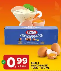 Extra Supermercati Kraft mayonnaise tubo offerta