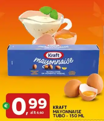 Extra Supermercati Kraft mayonnaise tubo offerta