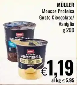 Famila MÜLLER Mousse Proteica Gusto Cioccolato/ Vaniglia offerta