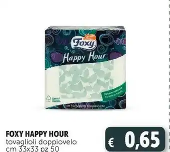 Deco Supermercati Happy hour tovaglioli doppiovelo offerta