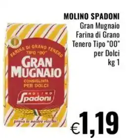 Famila MOLINO SPADONI Gran Mugnaio Farina di Grano Tenero Tipo "00" per Dolci offerta