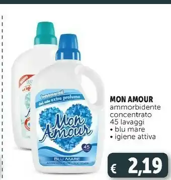 Deco Supermercati Mon amour ammorbidente concentrato 45 lavaggi offerta