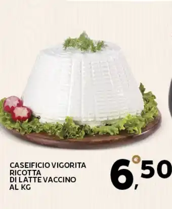 Extra Supermercati Caseificio vigorita ricotta di latte vaccino offerta