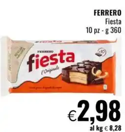 Famila FERRERO Fiesta offerta