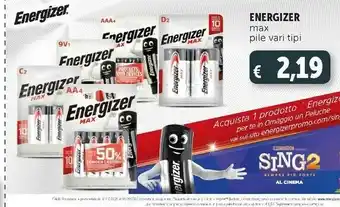 Deco Supermercati Max pile offerta