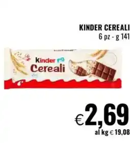 Famila Kinder cereali offerta