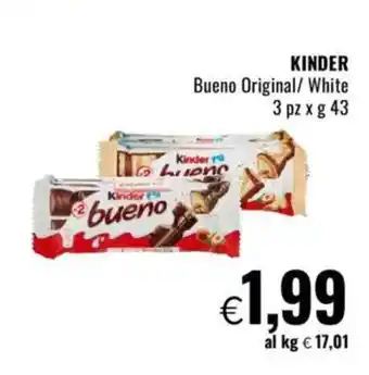 Famila KINDER Bueno Original/White offerta