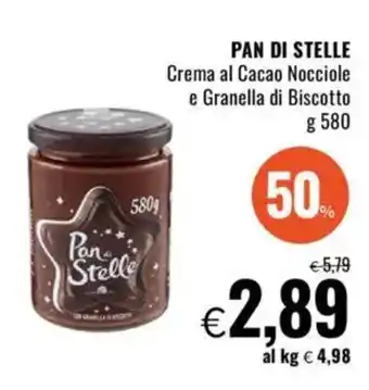 Famila PAN DI STELLE Crema al Cacao Nocciole e Granella di Biscotto offerta