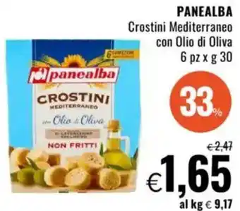 Famila PANEALBA Crostini Mediterraneo con Olio di Oliva offerta