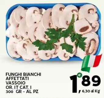 Extra Supermercati Funghi bianchi affettati vassoio offerta