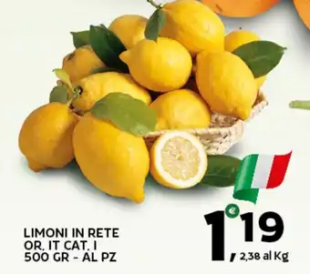 Extra Supermercati Limoni in rete offerta