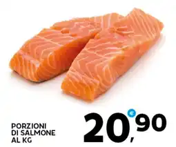 Extra Supermercati Porzioni di salmone offerta