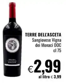 Famila TERRE DELL'ASCETA Sangiovese Vigna dei Monaci DOC offerta