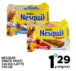 Extra Supermercati Nesquik snack multi cacao/latte offerta