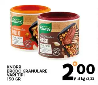 Extra Supermercati Knorr brodo granulare offerta