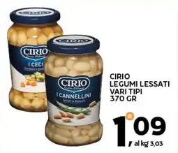 Extra Supermercati Cirio legumi lessati vari tipi offerta