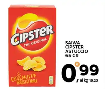 Extra Supermercati Saiwa cipster astuccio offerta