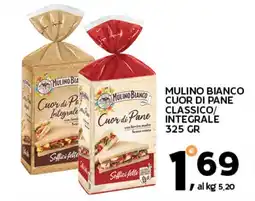 Extra Supermercati Mulino bianco cuor di pane classico/integrale offerta