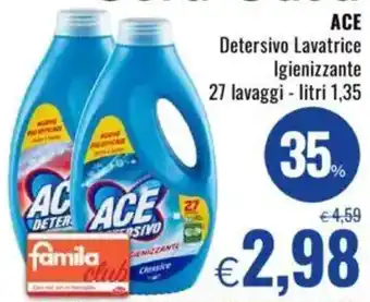 Famila ACE Detersivo Lavatrice Igienizzante offerta