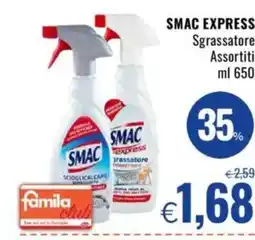 Famila SMAC EXPRESS Sgrassatore Assortiti offerta